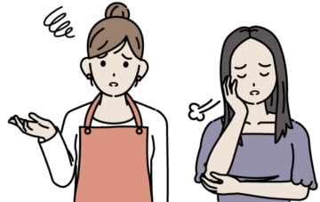 悩む人のイラスト3